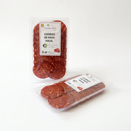 Chorizo de pavo (80 g) Halal
